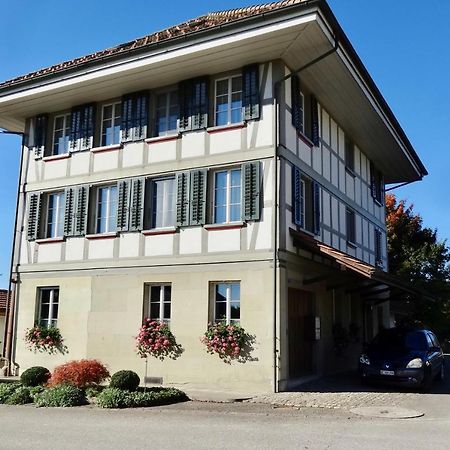 "Zur Alten Schmiede", 70M2 Studio Mit Kaminfeuer Und Sauna Fraubrunnen Exteriör bild